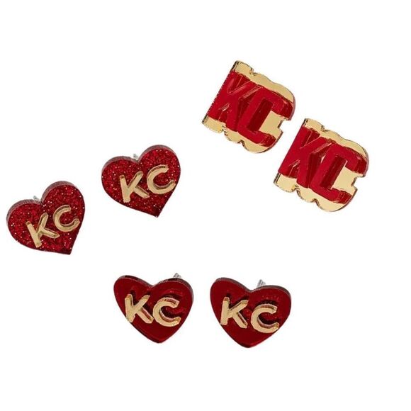 Chief acrylic stud Earrings‎ - Picture 1 of 3